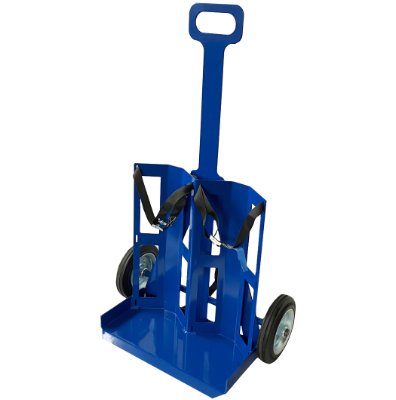 Flaskevogn med punkterfri hjul