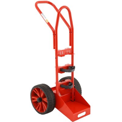 Flaskevogn m/punkterfri hjul. AGA