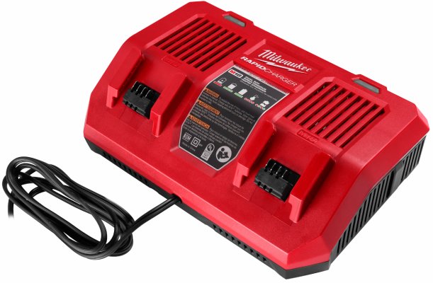 Hurtiglader 18 V. dobbelt. HIGH OUTPUT™. Milwaukee 