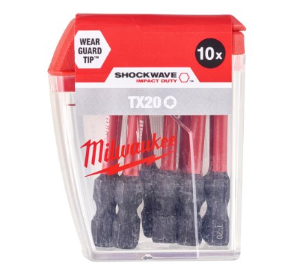 Bits TX20 x 50 mm, 10 stk. Milwaukee