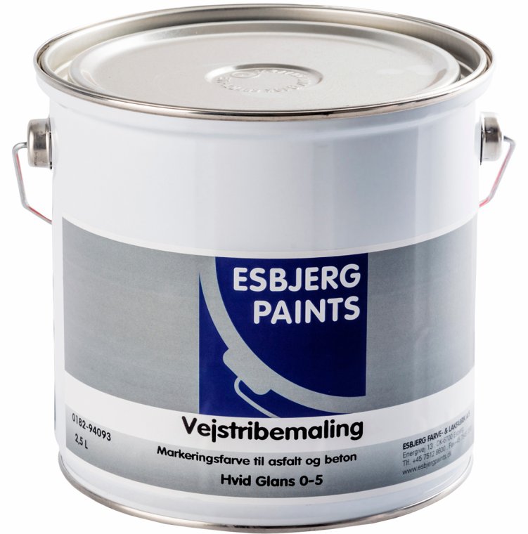 Vejstribemaling gul, ESBJERG PAINTS