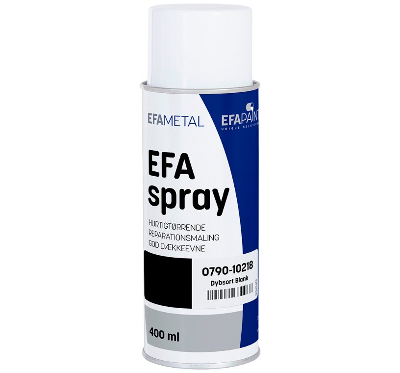 Spraymaling, SORT blank Ral 9005