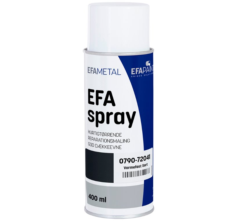 Spraymaling, SORT Mat varmefast