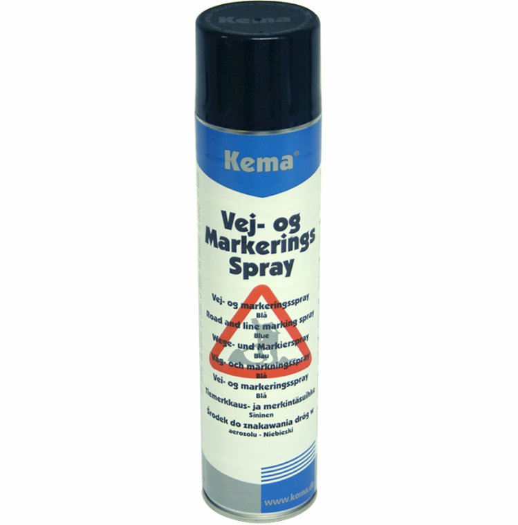 Vej- & markeringsfarve, blå. Kema