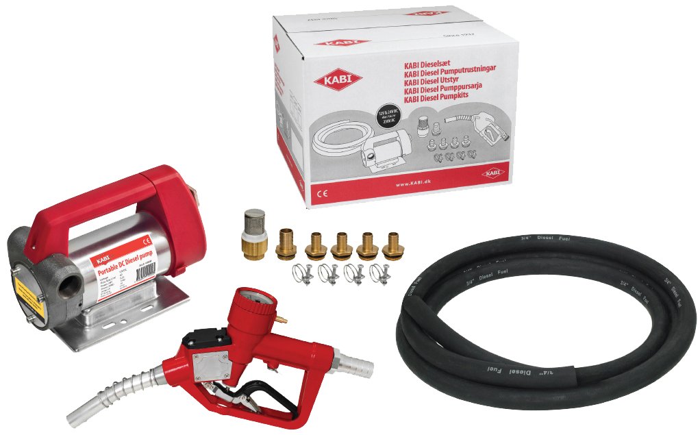 Diesel pumpesæt 12 V. Kabi