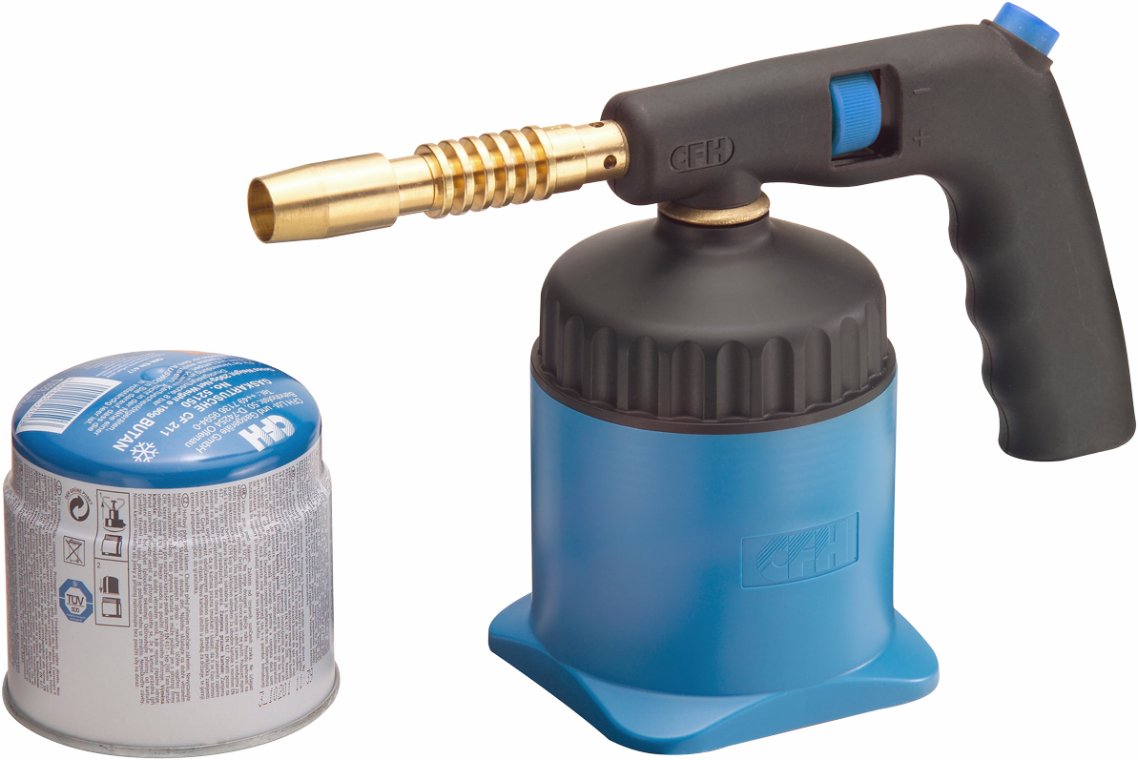 Blæselampe m/piezotænding 1750 grader