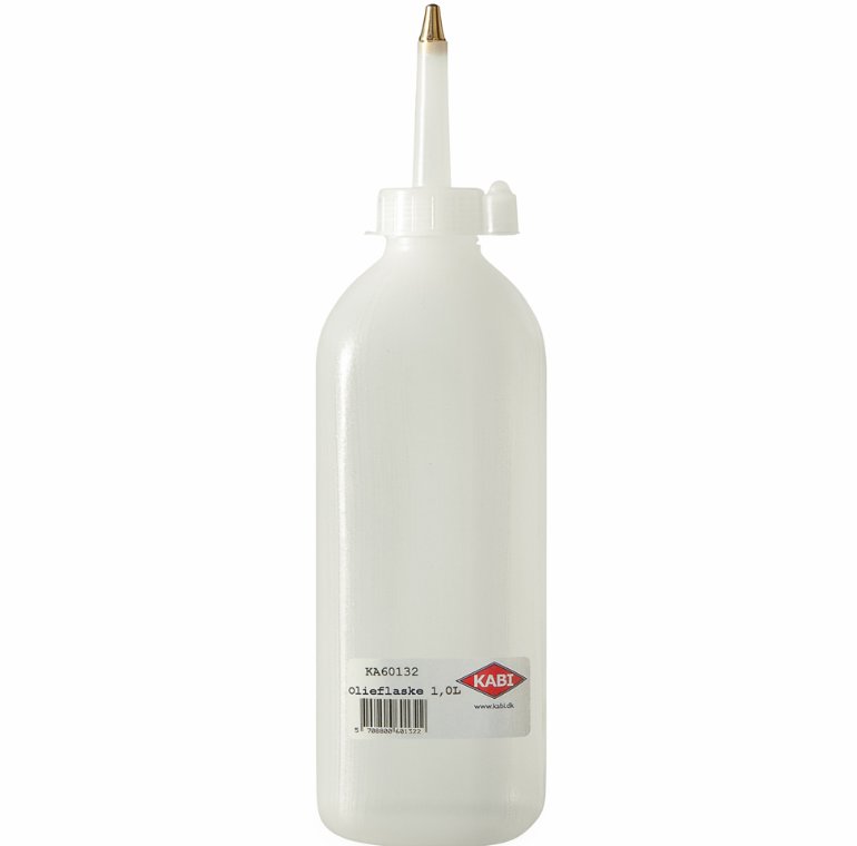 Olieflaske 1 L. m/ messingtud. Kabi