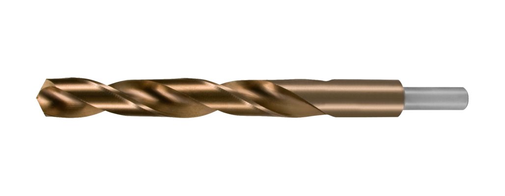Spiralbor 14 mm m. neddrejet skaft, HSSE-Co 5. Ruko