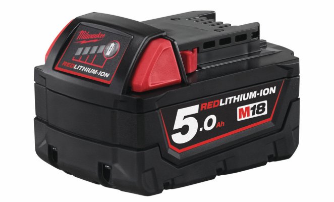 Batteri 18 volt, 5 ah. Milwaukee