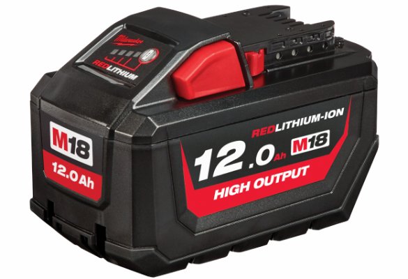Batteri 18 volt, 12 Ah. HIGH OUTPUT™. Milwaukee