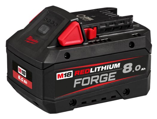 Batteri 18 volt, 8,0 Ah. FORGE™. Milwaukee