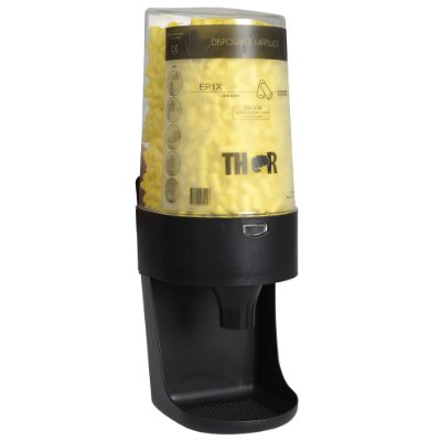 Dispenser til ørepropper inkl. 600 par ørepropper