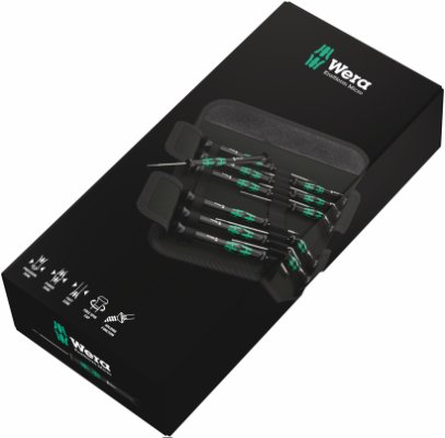 Skruetrækkersæt Kraftform Micro. Wera