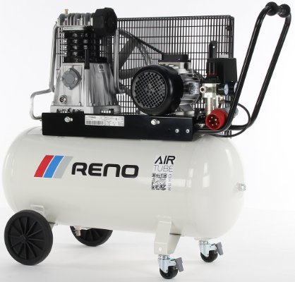 Kompressor 4 HK med 90 liter beholder. Reno