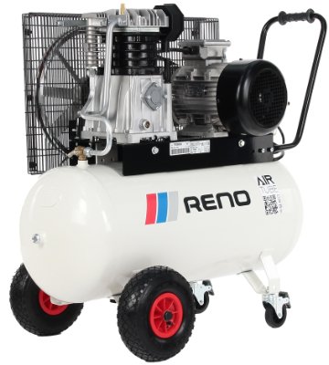 Kompressor 5,5 HK med 90 liter beholder. Reno