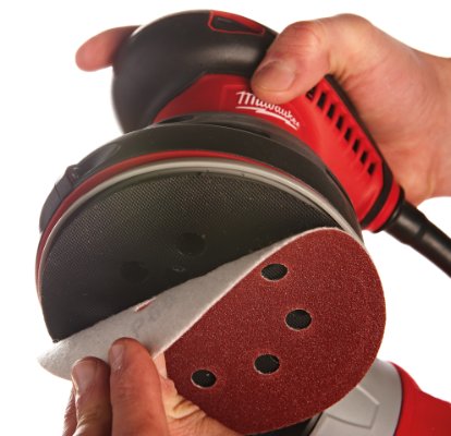 Excentersliber 125 mm 300 W. Milwaukee