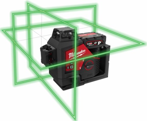 3-Planslaser 12 V. Milwaukee