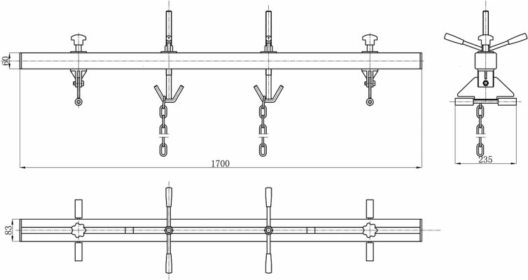 Motorbro 500 kg. Bahco