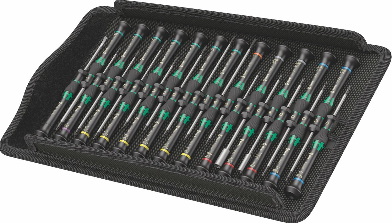 Skruetrækkersæt elektronik 25 dele. Wera