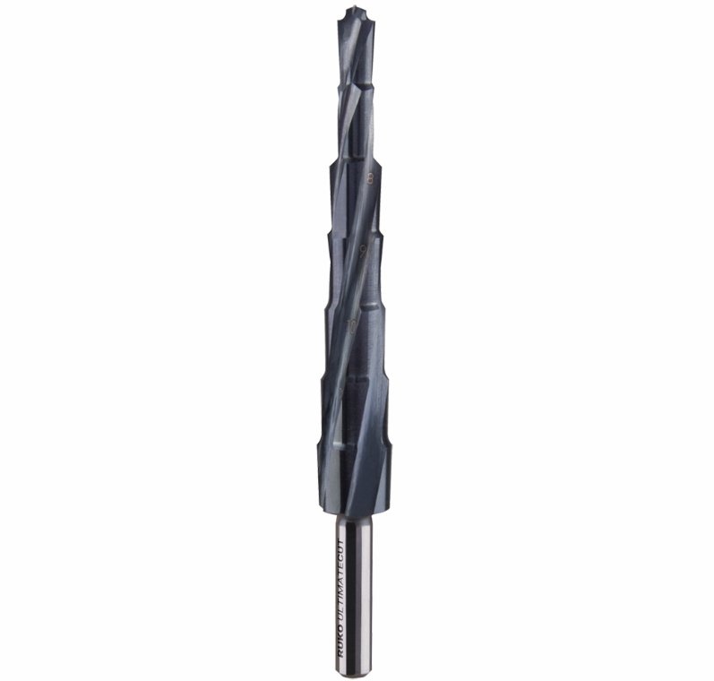 Trappebor 6 - 12 mm HSS. Ruko