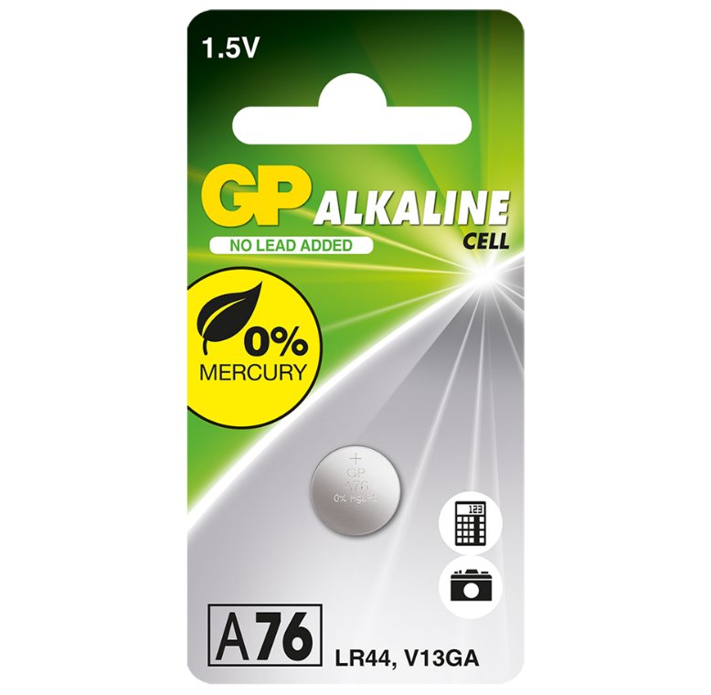Batteri A76 1,5 V. Gp Batteries