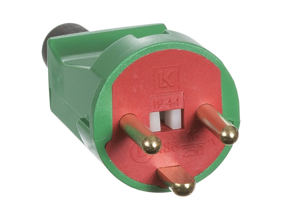 Stikprop rund med jord. LK