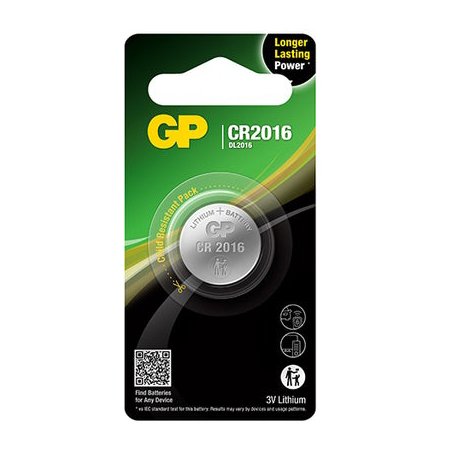 Batteri CR2016 3V. Gp Batteries