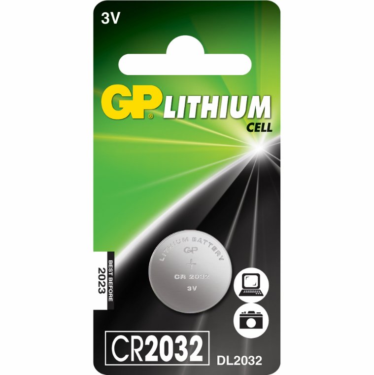 Batteri CR2032. GP Batteries
