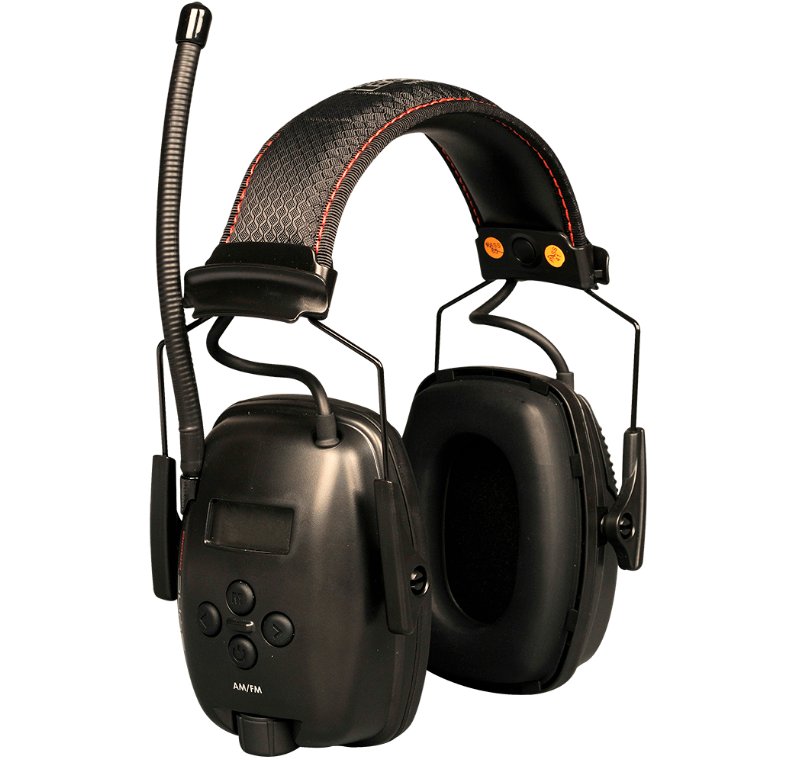 Høreværn med radio og AUX. Howard Leight