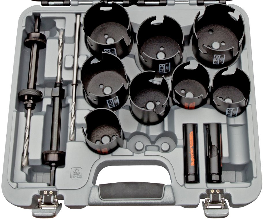 Hulsavsæt 19-78 mm elektriker. Bahco