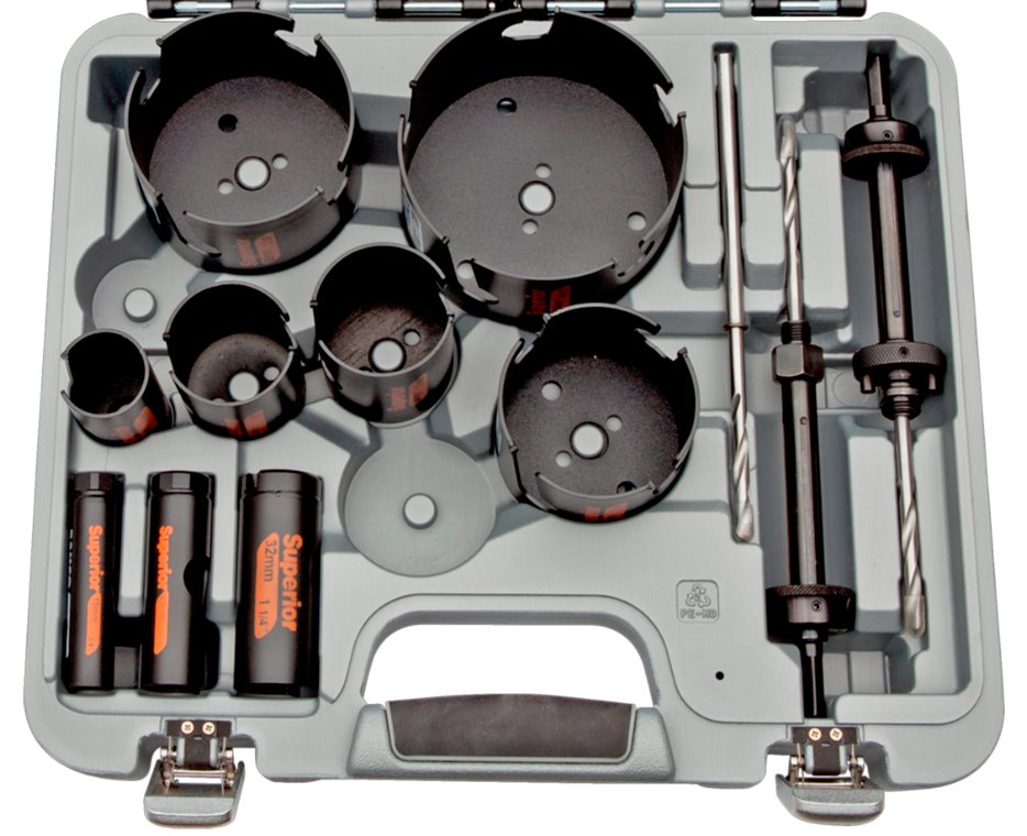 Hulsavsæt 19-114 mm VVS sæt. Bahco