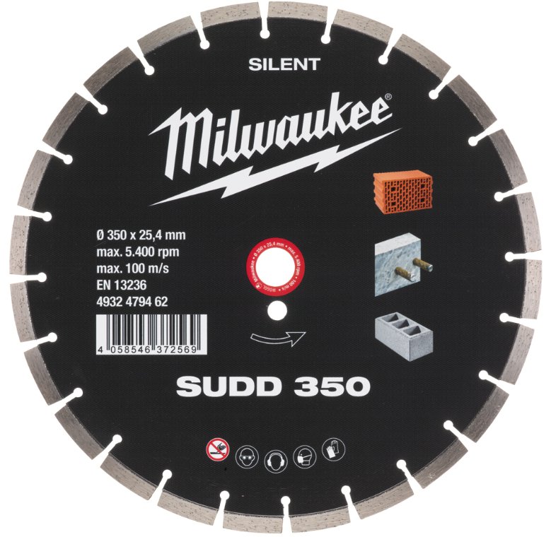 Diamantklinge 350 mm. Milwaukee