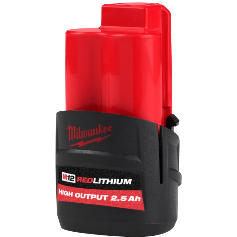 Batteri 12 volt, 2,5 Ah. HIGH OUTPUT™. Milwaukee