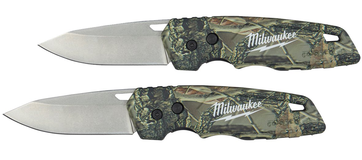 2 stk. Foldeknive Fastback. Milwaukee