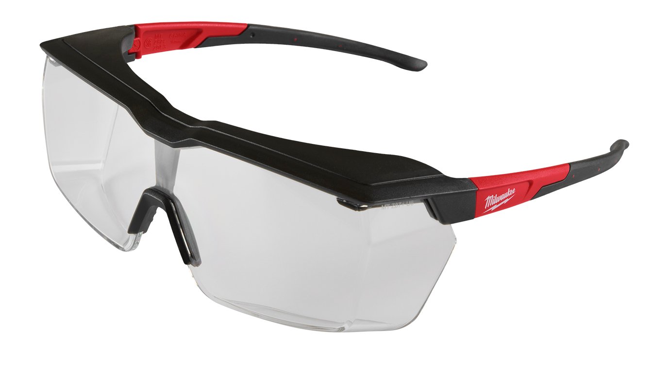 Sikkerhedsbrille / overbrille, klar. Milwaukee