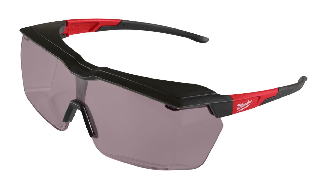 Sikkerhedsbrille / overbrille, tonet. Milwaukee