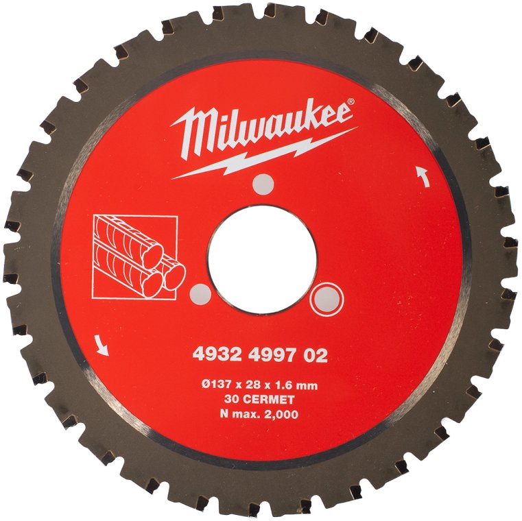 Rundsavklinge til metal, 137 mm / 30 tænder. Milwaukee
