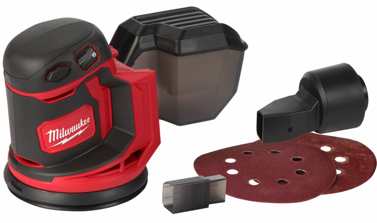 Excentersliber 18 V. 125 mm. Milwaukee