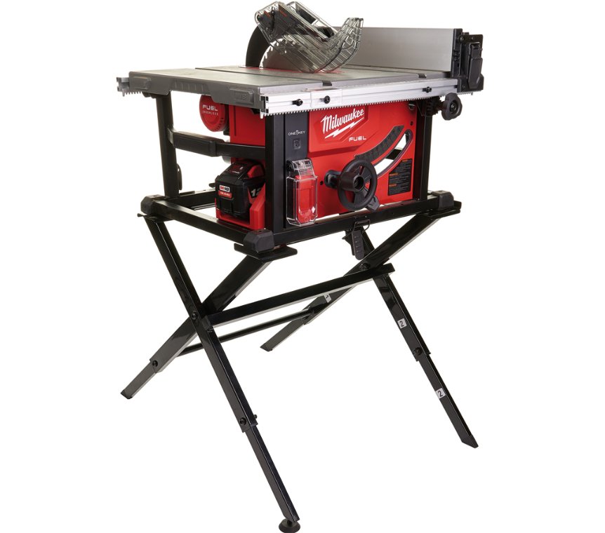 Bordsav 18 V. med arbejdsbord. Milwaukee