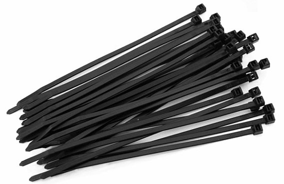 1000 stk Kabelbindere 4,8 x 200 mm sort type