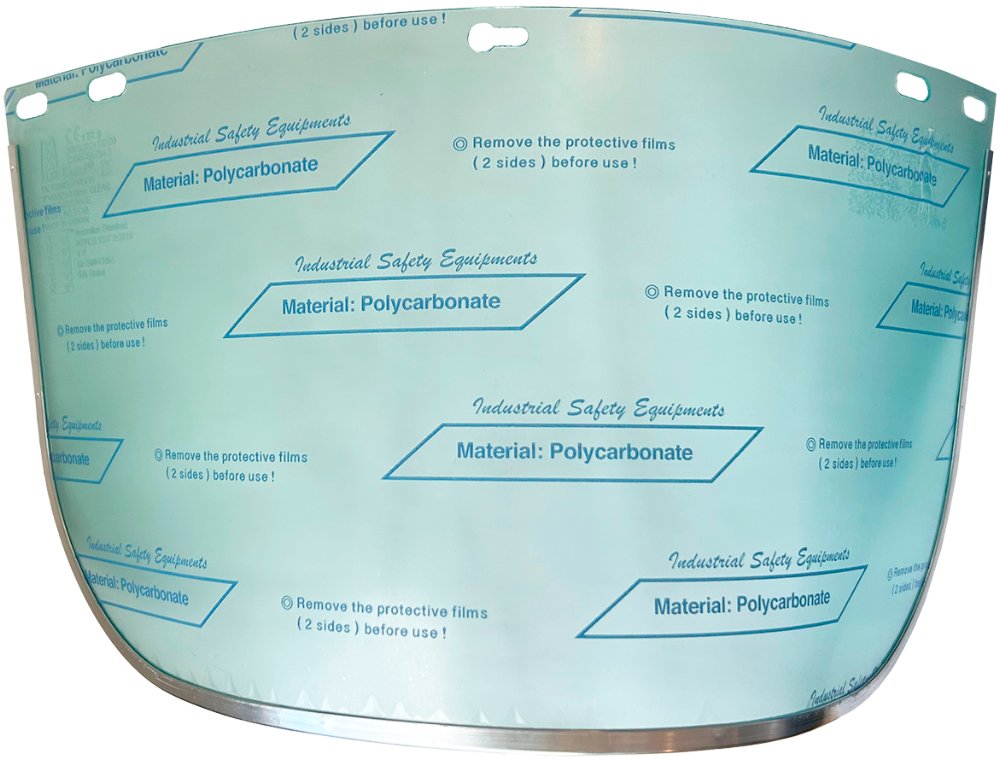 Løst visir til slibehjelm. Blue Eagle