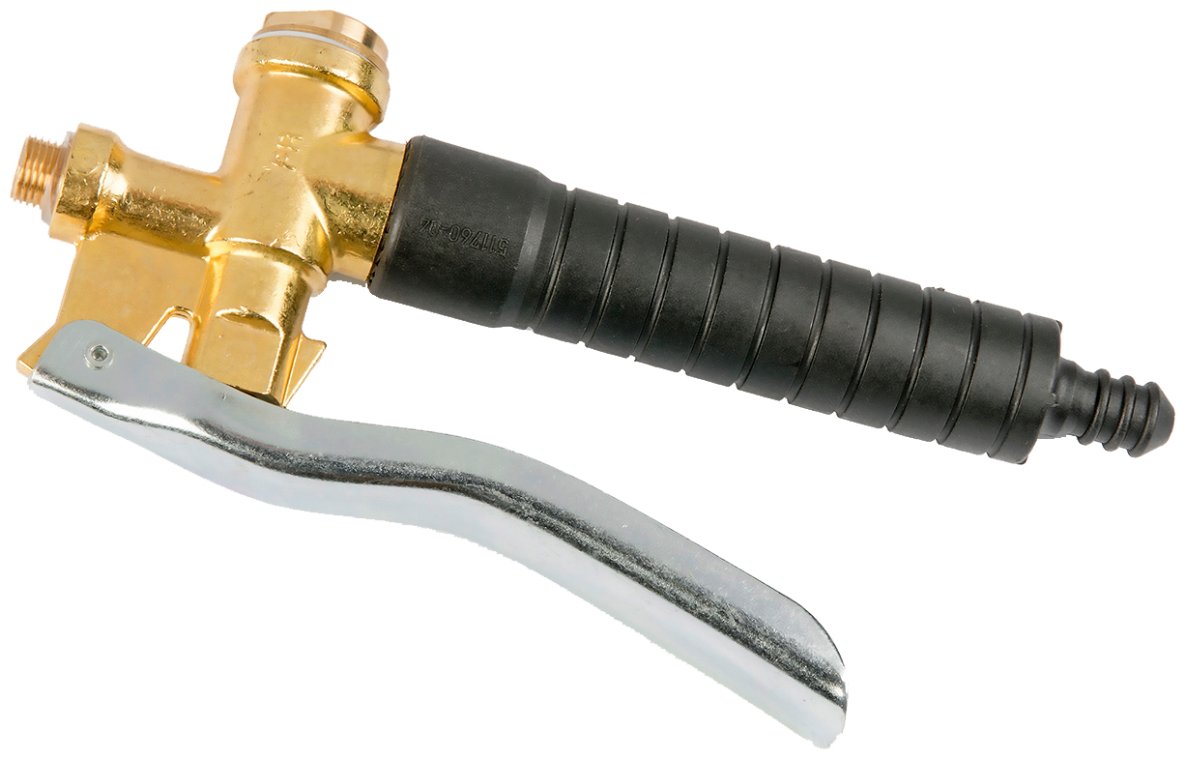 Sprøjtehåndtag, messing. Gloria