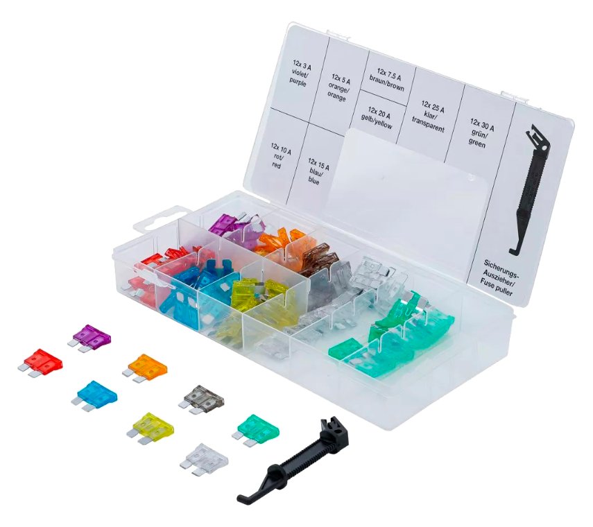 Sikringssortiment til biler. BGS