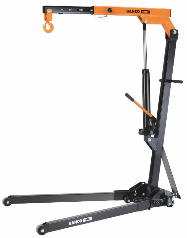 Værkstedskran 1000 kg sammenklappelig. Bahco