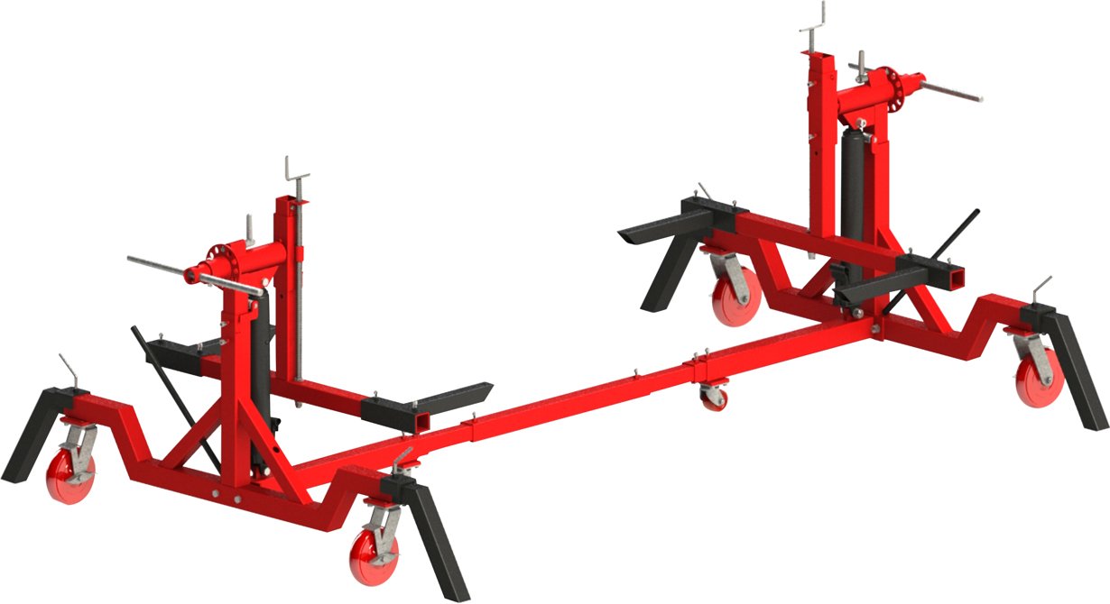 Karosseri stativ 1400 kg.