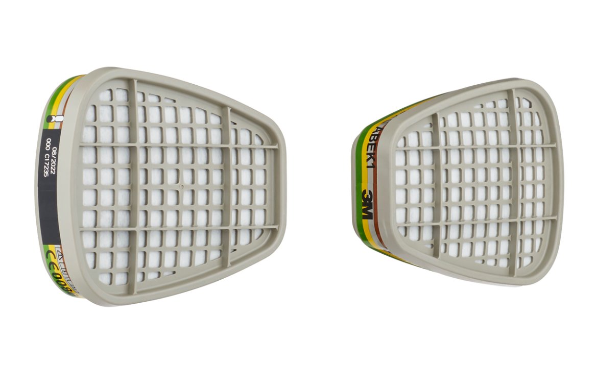 Gas- og dampfilter, 2 stk. 3M