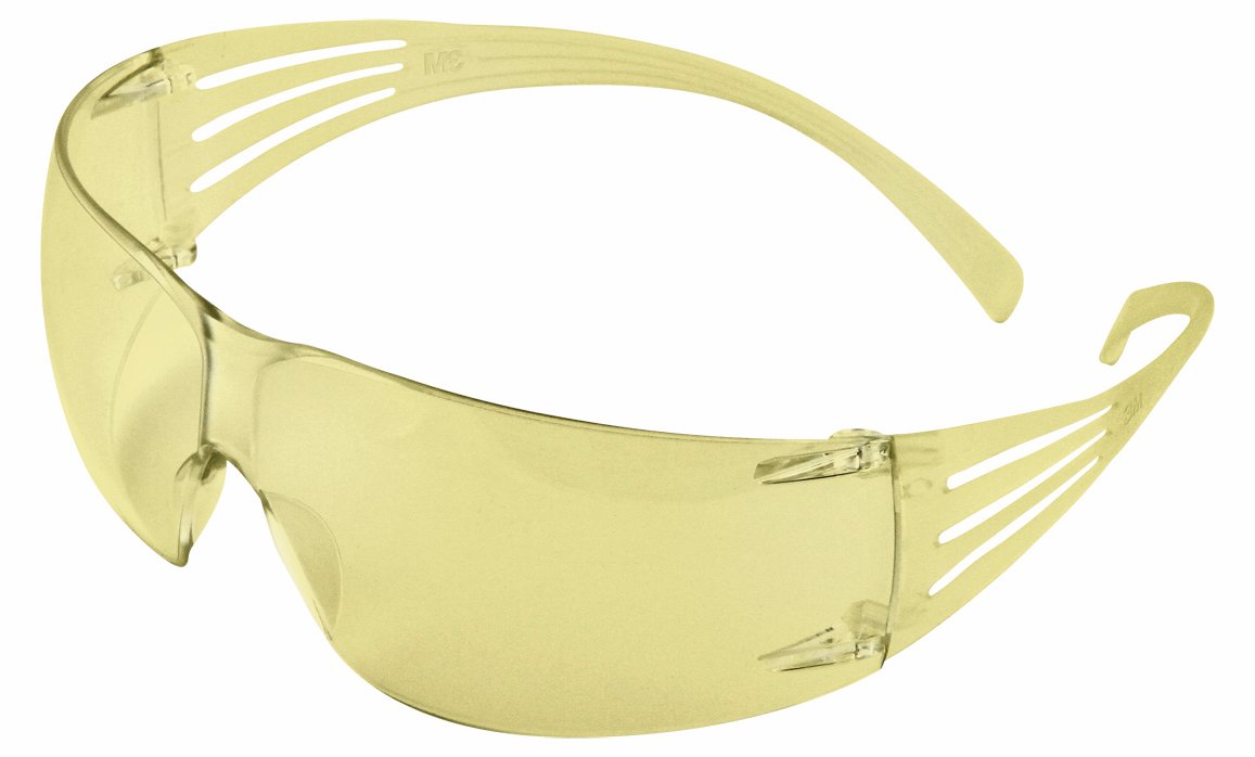 Beskyttelsesbriller gul. 3M