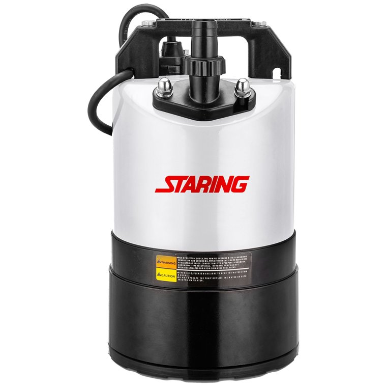 Dykpumpe, 170 l/min, fladsugende 1″. Staring