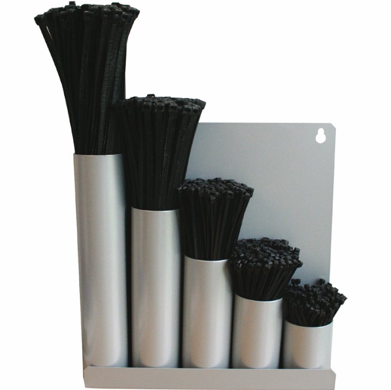 Vægholder til kabelbinder. Flowconcept