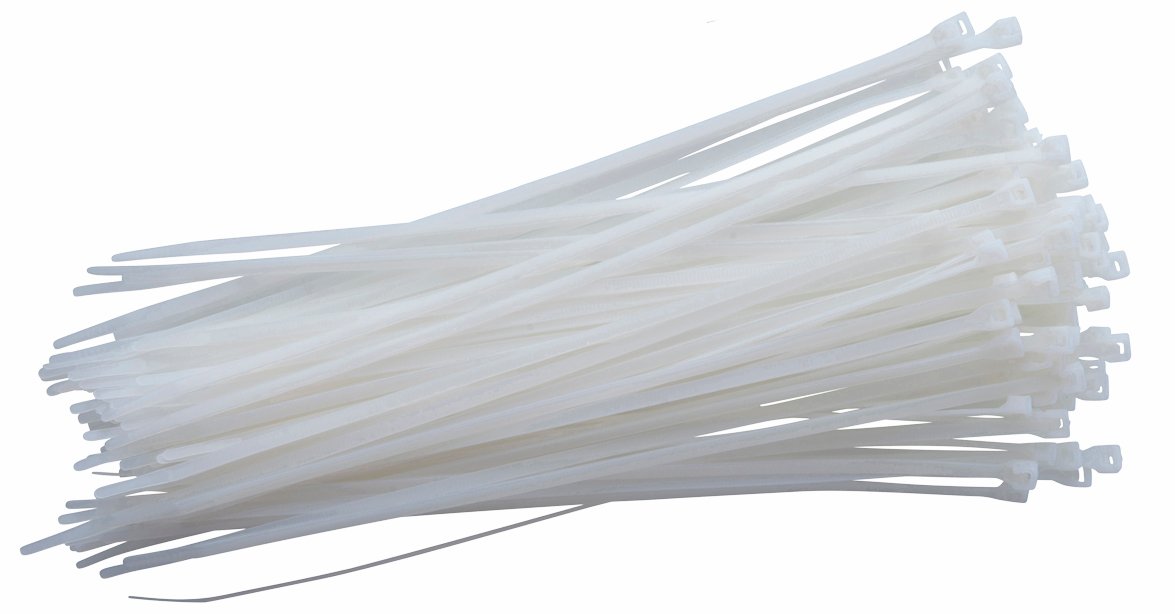 Kabelbinder 2,5 x 200 mm, 100 stk.